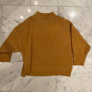 Yellow oversized Sweater Topshop